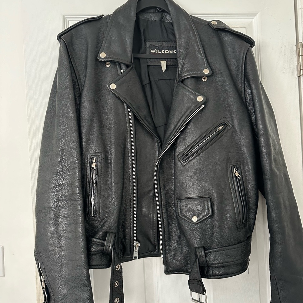 Vintage Wilson’s Leather biker jacket